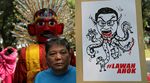 Massa Demo Rumah Ahok
