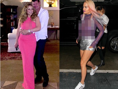 Miliuner Australia Peluk Mesra Mariah Carey, Rita Ora Seksi Berbusana Menerawang