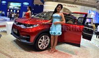 FX Concept hadir dengan konsep urban sporty crossover yang futuristic dan stylish. Pool/Aris Ginanjar/detikFoto.