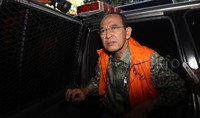 Mantan Menteri Agama Surya Dharma Ali tiba di gedung Pengadilan Tinggi Pidana Korupsi, Jakarta, Senin (31/08/2015).     