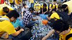 Begini Cara Demonstran Anti PM Najib Kelola Sampah