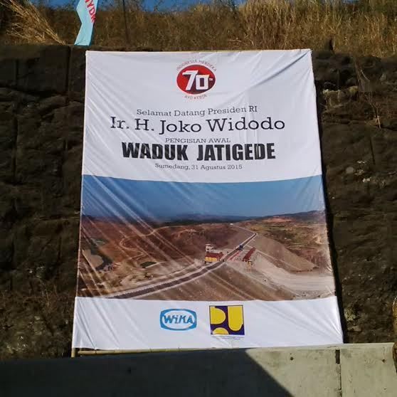 Waduk Jatigede Diisi Air Tanpa Jokowi