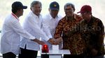 Menteri PU Resmikan Pengisian Air Waduk Jatigede
