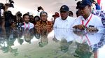 Menteri PU Resmikan Pengisian Air Waduk Jatigede