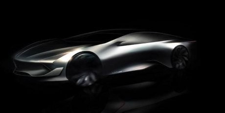 Ini Sketsa Pesaing Tesla Model S dari China