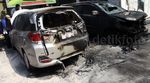 Dua Mobil Terbakar di SPBU Gatot Subroto