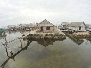 Potret Kampung Pengembara Lautan di Buton