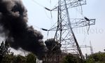 Gardu Listrik Kembangan Terbakar