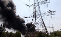 Beberapa wilayah terkena dampak kebakaran dan pemadaman listrik. Lamhot Aritonang/detikFoto.