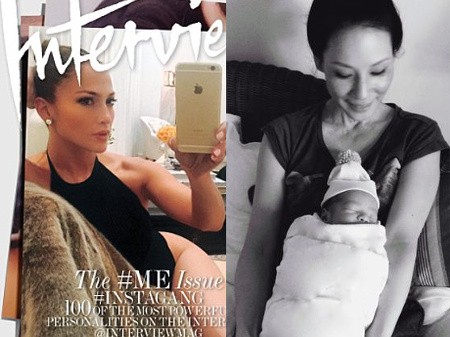 J-Lo hingga Kim K Selfie Seksi di Majalah, Lucy Liu Pamer Foto Sang Putra