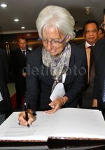 Bos IMF Temui Pimpinan DPR
