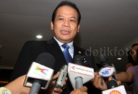 IMF mengharapkan peran aktif DPR. Ini tentunya adalah event penting, karena juga pada 2018 kita menjadi tuan rumah Asian Games, kata Wakil Ketua DPR Taufik Kurniawan pada konferensi pers usai pertemuan. Lamhot Aritonang/detikFoto.
