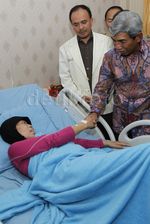 Wamenlu Jenguk Satinah di RS Polri