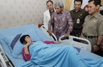 Wamenlu Jenguk Satinah di RS Polri
