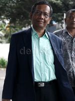 Mahfud MD Datangi Gedung KPK
