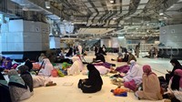 Salah satu jalan yang dilewati jemaah saat ini jika hendak menuju tempat thawaf dari Masjid Abdullah.