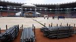 Rangka Panggung Konser Bon Jovi Sudah Berdiri Tegak