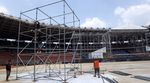 Rangka Panggung Konser Bon Jovi Sudah Berdiri Tegak