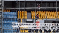 Pembangunan panggung mewah konser Bon Jovi itu memakan waktu selama 10 hari.
