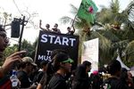 Ratusan Peserta Ramaikan The Music Run di Ancol