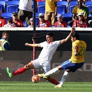 Gol Tunggal Hulk Menangkan Brasil atas Kosta Rika