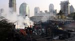 Lapak Pemulung di Semanggi Terbakar