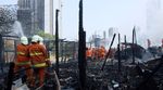Lapak Pemulung di Semanggi Terbakar