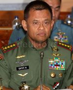 Jenderal Gatot-Komisi I Rapat Bahas Anggaran TNI