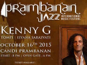 Kenny G Akan Tampil di Prambanan Jazz: International Music Festival 2015