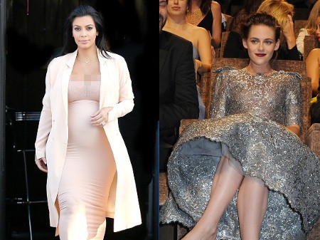 Kim Kardashian Pretty in Pink, K-Stew Tak Kenakan Sepatu di Festival Film