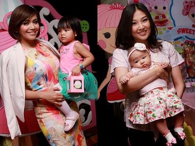 Sederet Ibu Cantik Ramaikan Pesta Ultah Amora