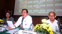 Direktur Jenderal Bina Konstruksi Kementerian PUPR Yusid Toyib memaparkan rencana strategis pembangunan infrastruktur. Ist/Kementerian PUPR.