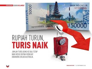 Rupiah Turun, Turis Naik