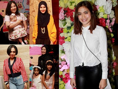 Sederet Ibu Cantik di Pesta Ultah Amora, Jessica Iskandar Cantik Natural