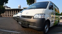 Daihatsu Gran Max yang diserahkan ke Dewan Masjid Indonesia (DMI) bertipe Blind Van. Pool/Aris Ginanjar/detikFoto.