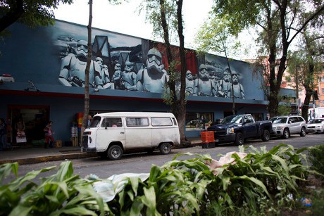 Mural Stormtroopers Heboh di Depan Pasar Michoacan Meksiko!