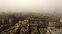 Kabut pasir tebal menyelimuti Kairo, Mesir. Mohamed Abd El Ghany/Reuters/detikFoto.