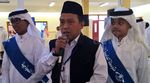 Siswa SMP di Makkah Sambut Jemaah Haji Indonesia