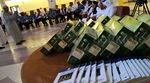 Siswa SMP di Makkah Sambut Jemaah Haji Indonesia
