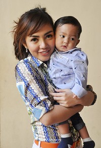 Bella Shofie saat ditemui saat ditemui di kawasan Cibubur, Jakarta Timur, Selasa (8/9/2015). Pool/Ismail/detikFoto.