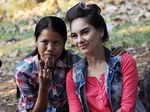 Begini Penampilan si Cantik Irish Bella di Balik Layar