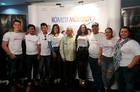 Para bintang film 'Komedi Moderen Gokil' di Kantor MD Pictures, Jakarta Selatan, Rabu (9/9/2015).