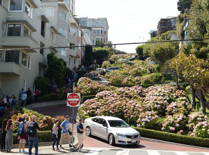Cantik Tapi Bikin Pusing, Ini Jalan Zigzag di San Francisco