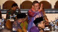 Dalam sidang paripurna tersebut diperkenalkan anggota DPD RI yang baru. Pool/Lamhot Aritonang/detikFoto.