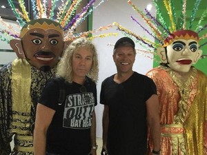 Mengintip Aksi Bon Jovi Saat Check Sound di GBK Senayan