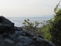 Dari atas benteng, wisatawan bisa menikmati pemandangan indah Danau Limboto. Pada zaman dahulu, danau ini namanya adalah Bulalo lo limu o tutu (Rangga/detikTravel)