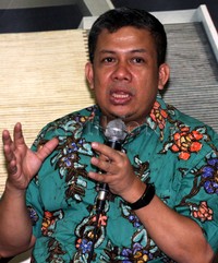 Fahri menyindir bahwa orang yang melaporkan dua rekannya ke MKD baru menjadi anggota DPR, lantaran menurutnya adalah hal biasa jika anggota DPR ke luar negeri lalu bertemu pengusaha. Pool/Lamhot Aritonang/detikFoto.