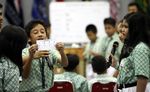 Siswa SD Ikut Simulasi Pemungutan Suara di KPU