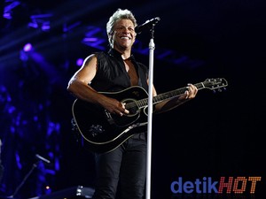 Pertama Kali di Dunia! Bon Jovi Mainkan Lagu Barunya di Jakarta