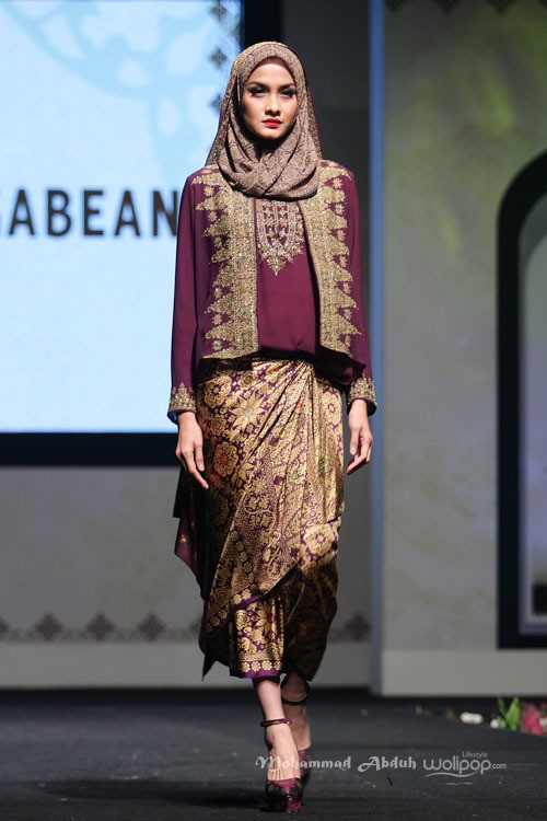 Ghea Panggabean. Indonesia Internasional Islamic Fashion & Products 2015 Ethnic Urbanovative at Jakarta Convention Center. Jakarta. [Foto: Mohammad Abduh/Wolipop]